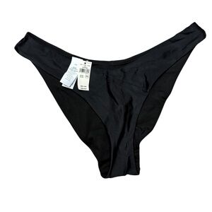 NWT Aerie Black Cheekiest Swim Bottoms Black Size Medium
